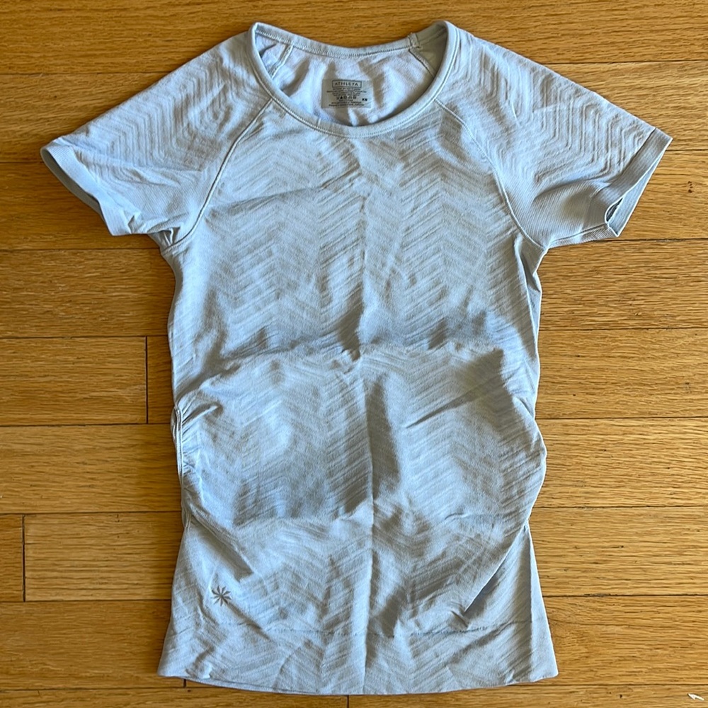 Grey Athleta workout t shirt